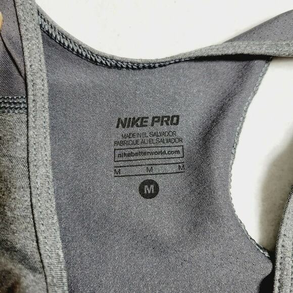 Nike womens grey dri-fit athletic racerback tank top size medium - Picture 5 of 9